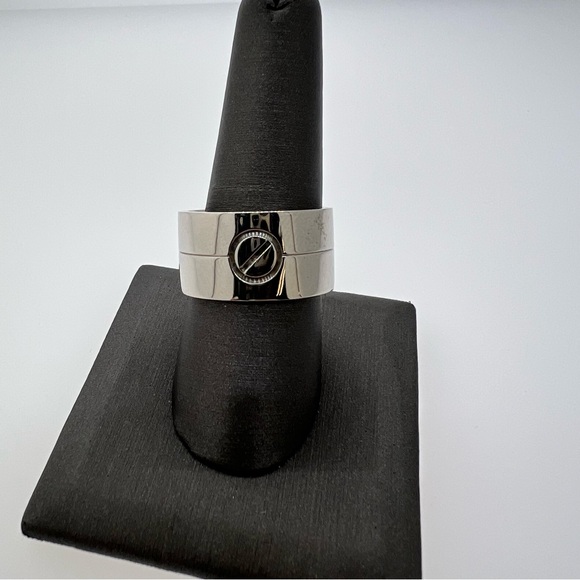 Rare Cartier Love 18 Carat White Gold Wide Band Ring - Picture 9 of 12